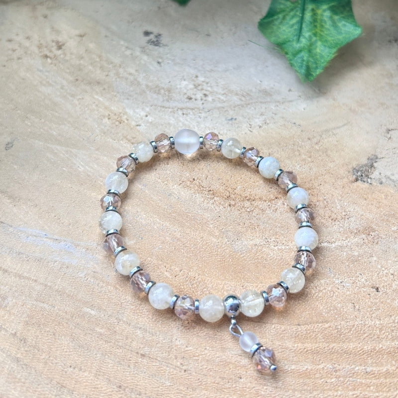 Énergie Joyeuse – Citrine & Cristal d’Autriche