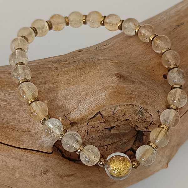 Positano – Citrine & Perle de Murano