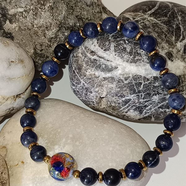 Padova – Sodalite & Perle de Murano