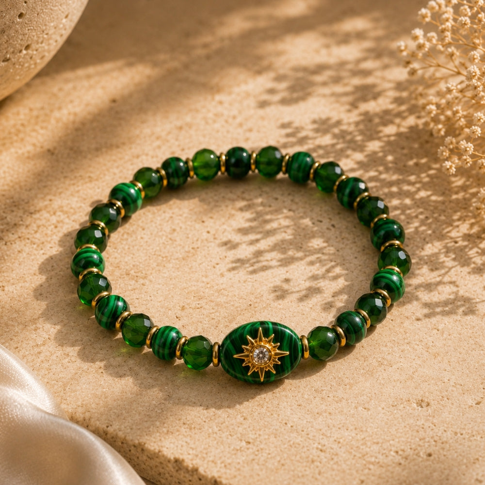 Bracelet Renouveau – Malachite