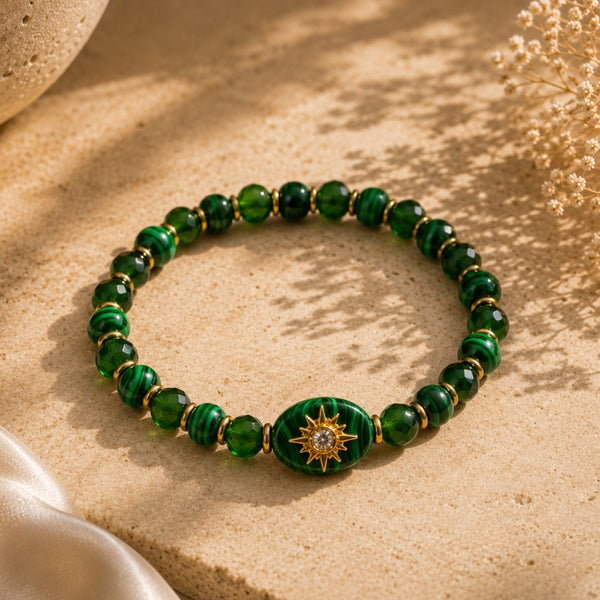 Bracelet Renouveau – Malachite