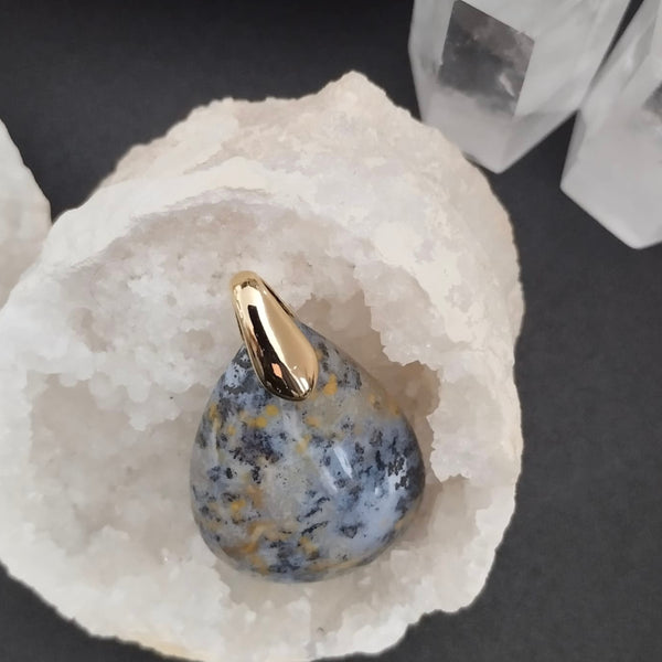 Émotion Calme – Agate Océan bleue