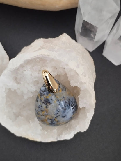 Émotion Calme – Agate Océan bleue
