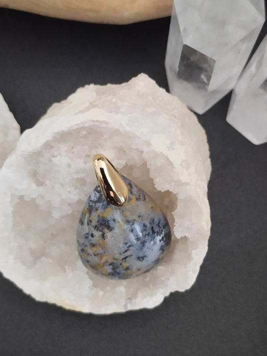 Émotion Calme – Agate Océan bleue