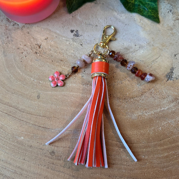 Élan & Douceur – Cornaline & Pierre de Lune Rose