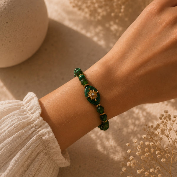 Bracelet Renouveau – Malachite