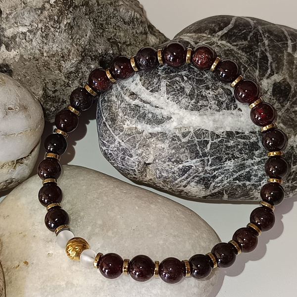 Rubra – Grenat & Cristal de Roche