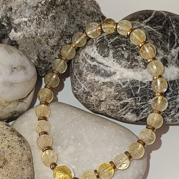 Positano – Citrine & Perle de Murano