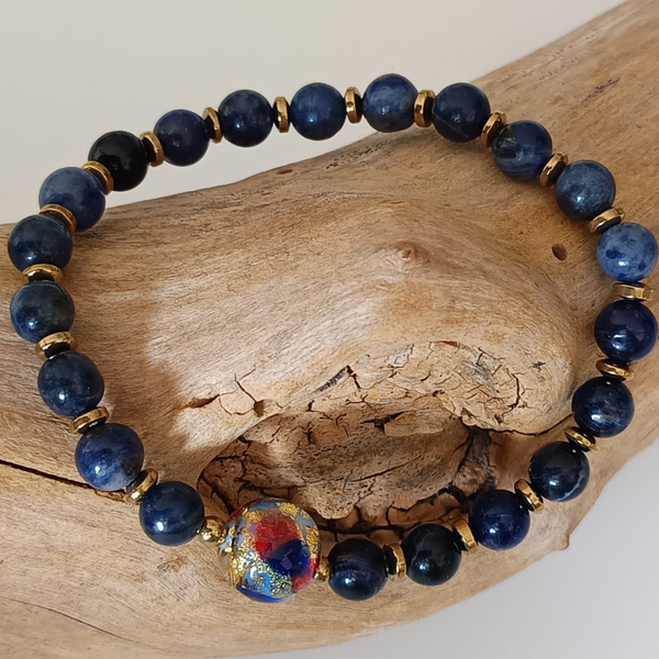 Padova – Sodalite & Perle de Murano