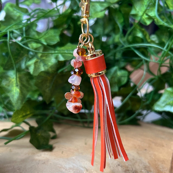 Élan & Douceur – Cornaline & Pierre de Lune Rose