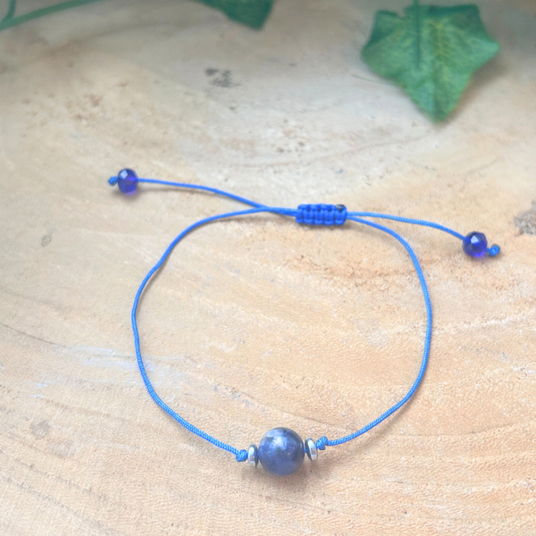 Calme & Clarté – Sodalite & Cristal d’Autriche