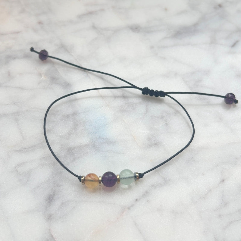 Esprit Clair – Fluorite & Cristal d’Autriche