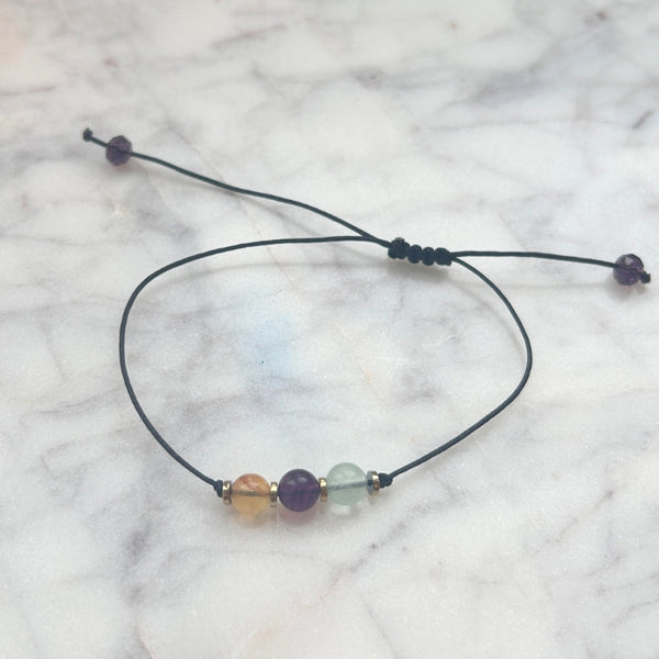 Esprit Clair – Fluorite & Cristal d’Autriche