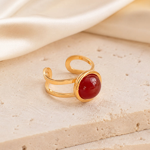 Bague Élan Vital – Cornaline