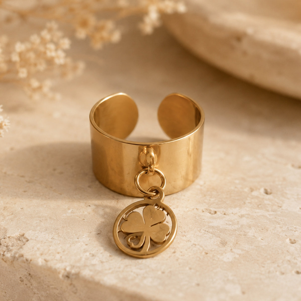 Bague Porte-Bonheur – Trèfle