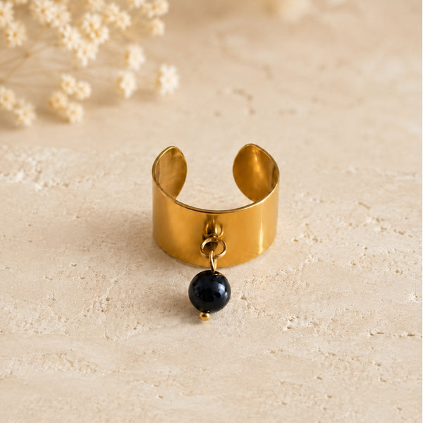 Bague Bouclier Intérieur – Tourmaline