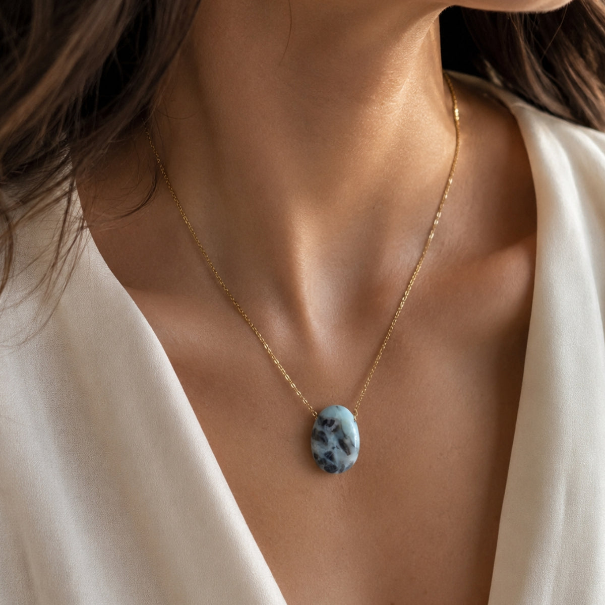 Collier Harmonie Douce – Amazonite