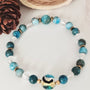 Venezia - Cristal de Roche, Apatite & Perle de Murano