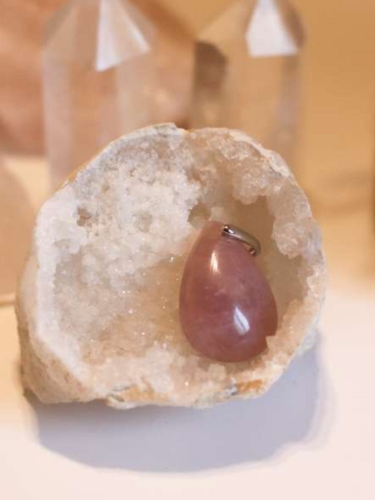 Rose Eternel - Quartz Rose de Madagascar