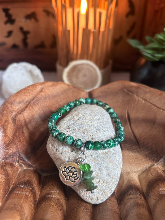 Emeraude Royale - Jaspe Impériale & Jade Néphrite