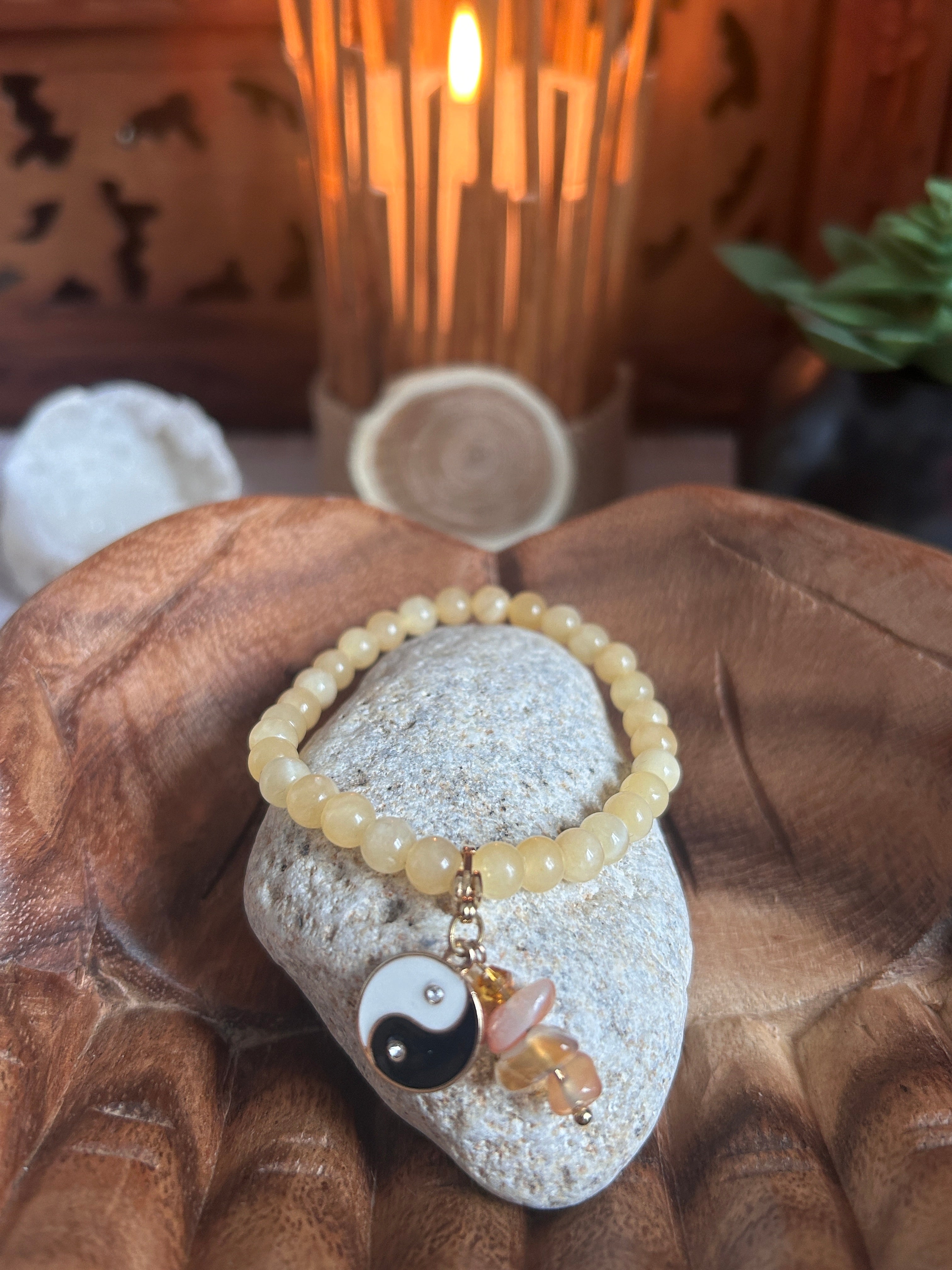 Chaleur Terrestre - Calcite & Cornaline