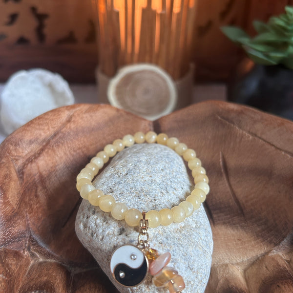 Chaleur Terrestre - Calcite & Cornaline