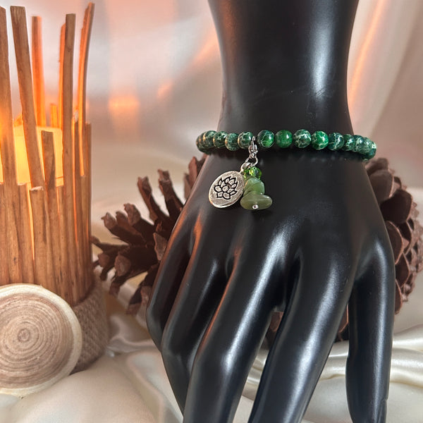 Emeraude Royale - Jaspe Impériale & Jade Néphrite