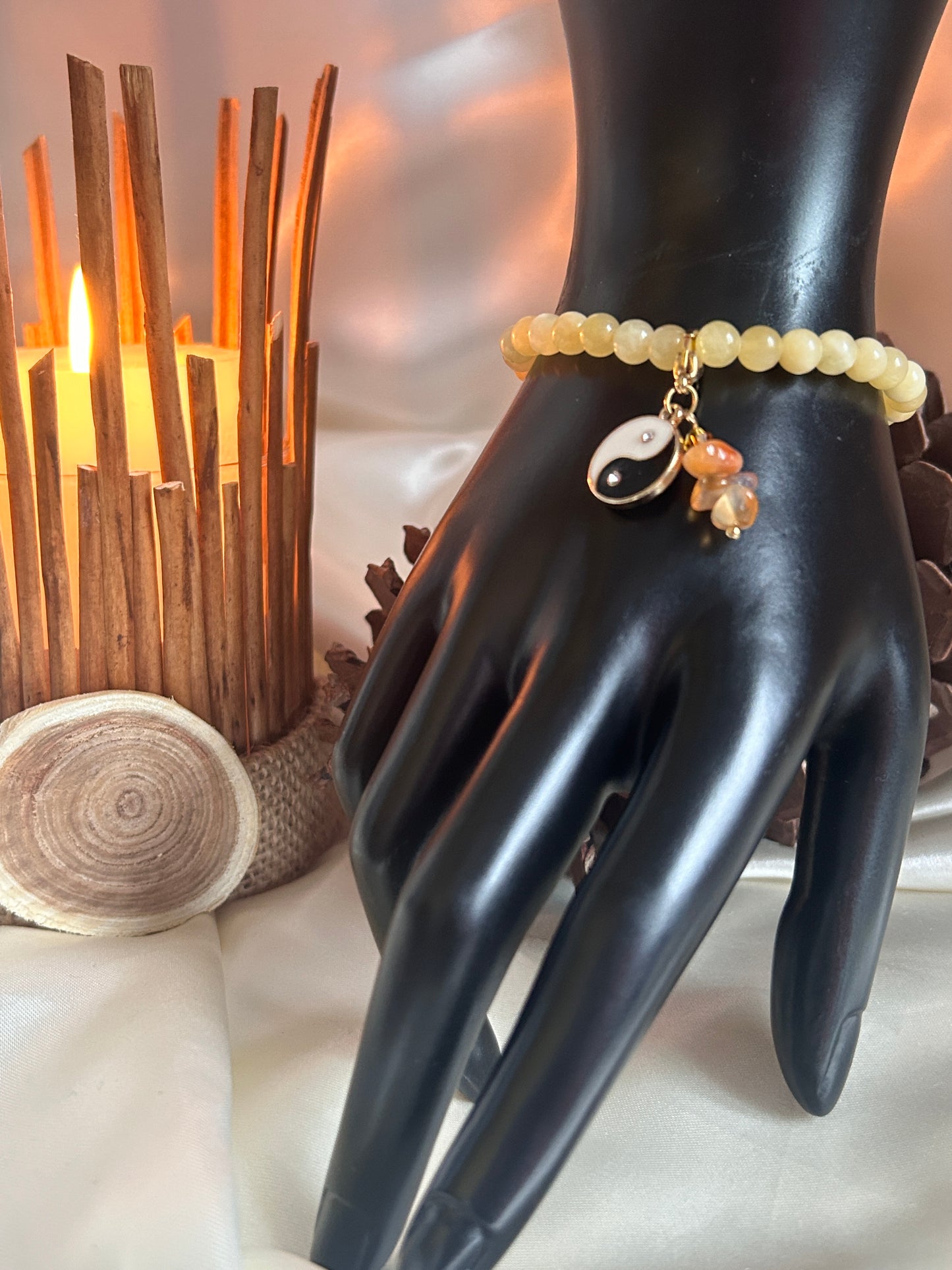 Chaleur Terrestre - Calcite & Cornaline