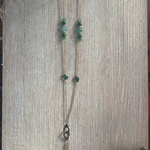 Harmonie Emeraude - Aventurine verte, Jade d'Afrique & Cristal de Roche