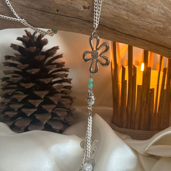 Reflets Apaisants - Amazonite, Nacre & Cristal de Roche