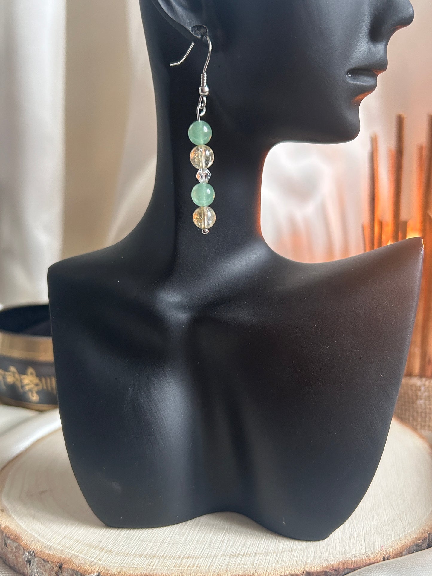 Lueurs Printanières - Aventurine & Citrine