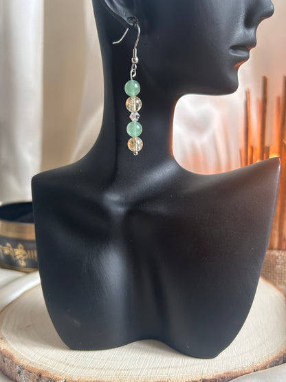 Lueurs Printanières - Aventurine & Citrine