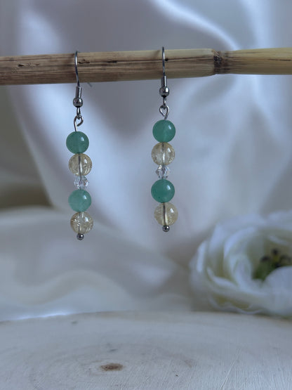 Lueurs Printanières - Aventurine & Citrine