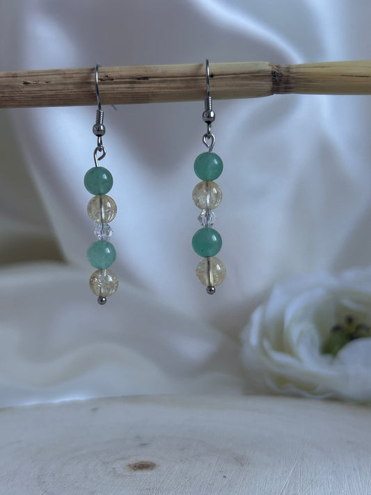 Lueurs Printanières - Aventurine & Citrine