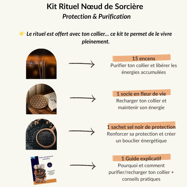 Kit Rituel Nœud de Sorcière – Protection & Purification