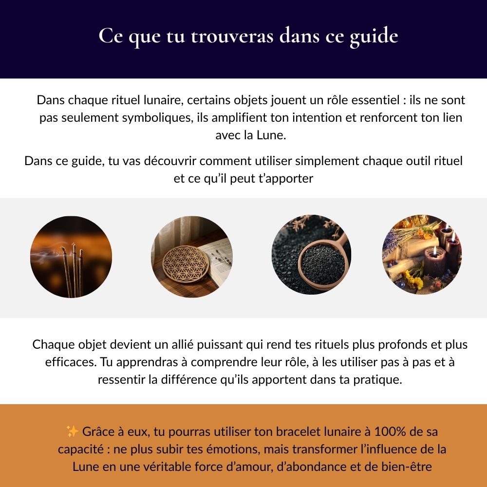 Guide des objets de rituels lunaires