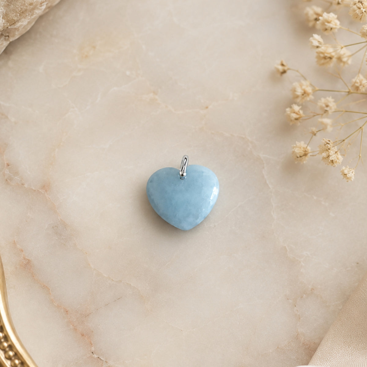 Pendentif Sérénité Océane – Aigue-Marine
