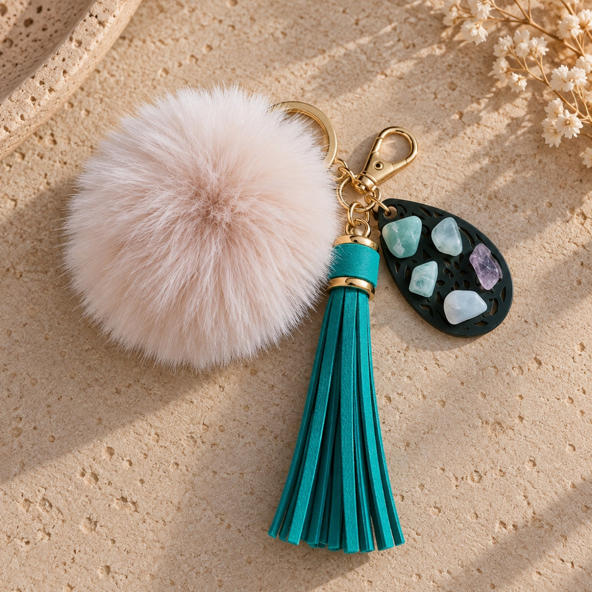 Talisman Harmonie Intuitive – Amazonite & Fluorite