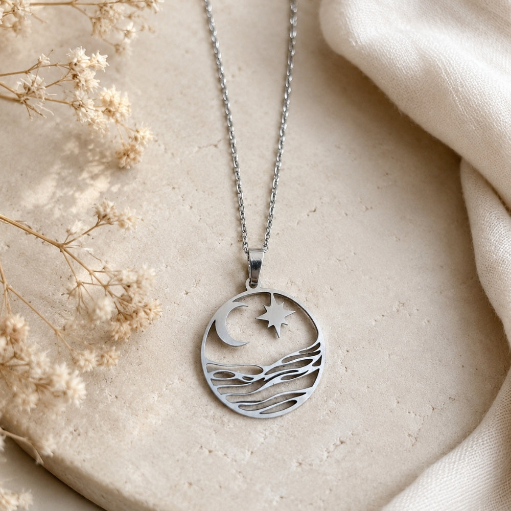 Collier Lune & Étoile