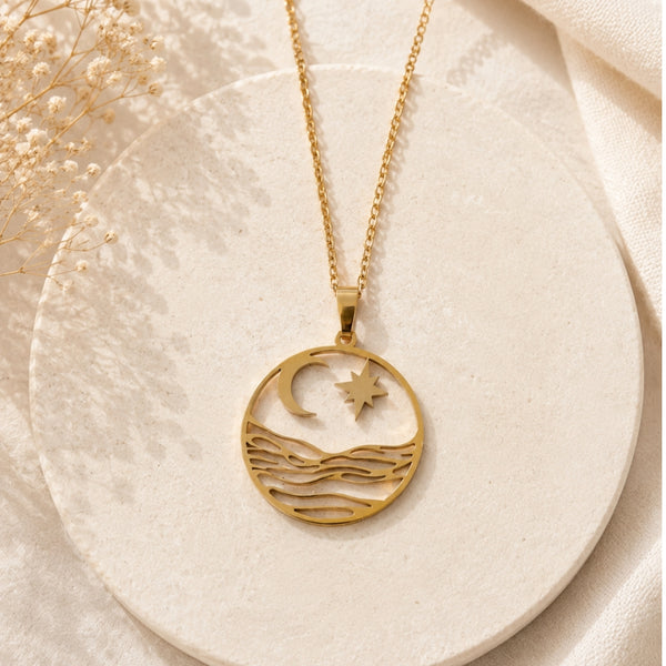 Collier Lune & Étoile