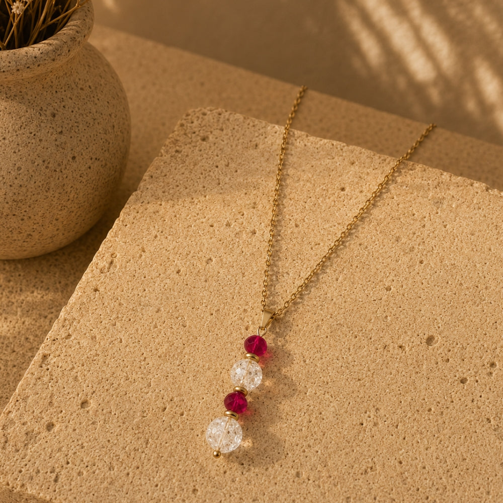 Collier Clarté Pure – Cristal de Roche