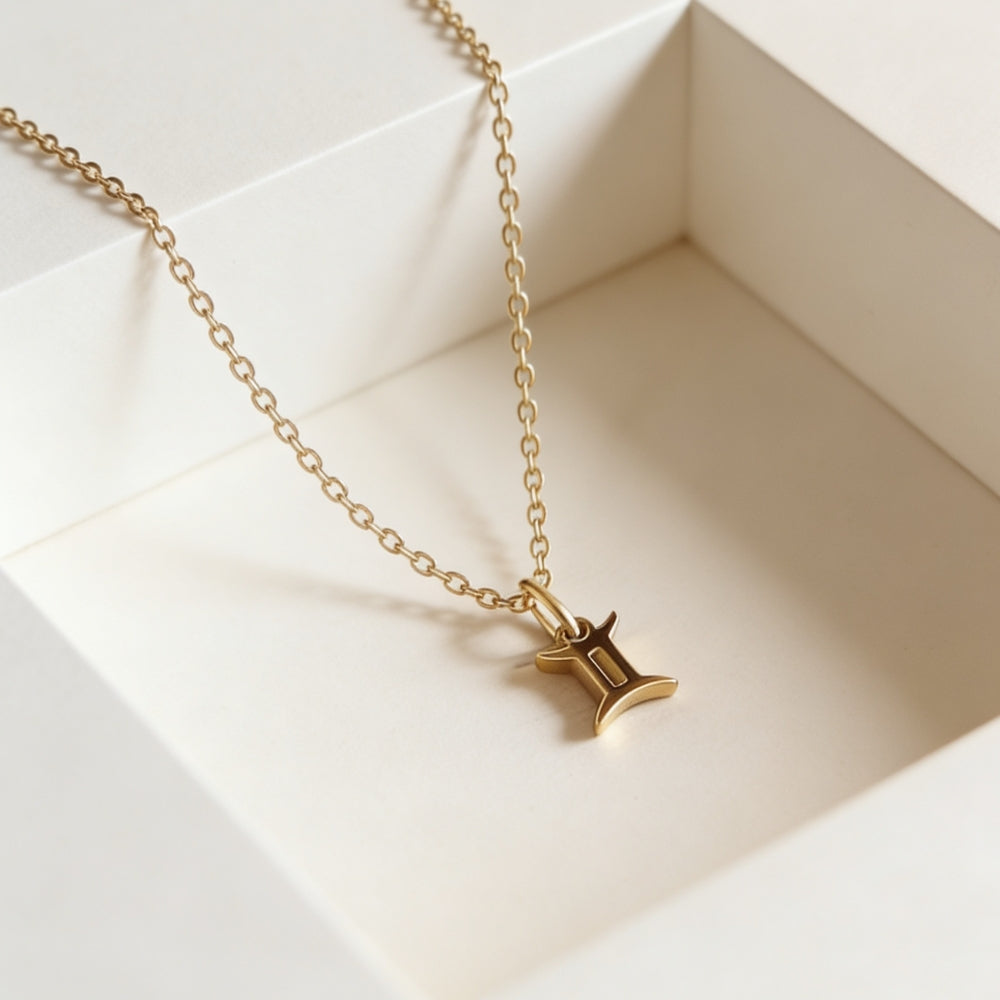 Collier Gémeaux – Curiosité, Énergie & Expression