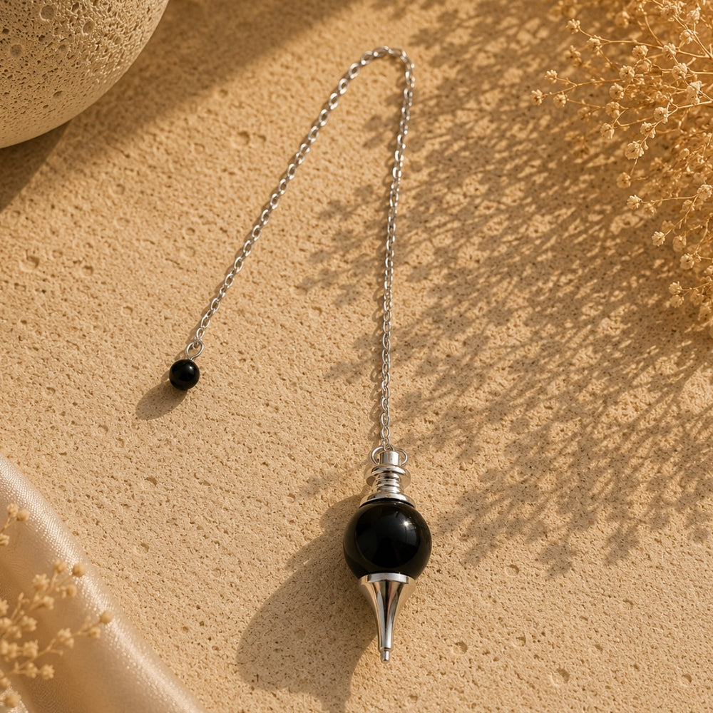 Pendule Protection Intérieure – Obsidienne