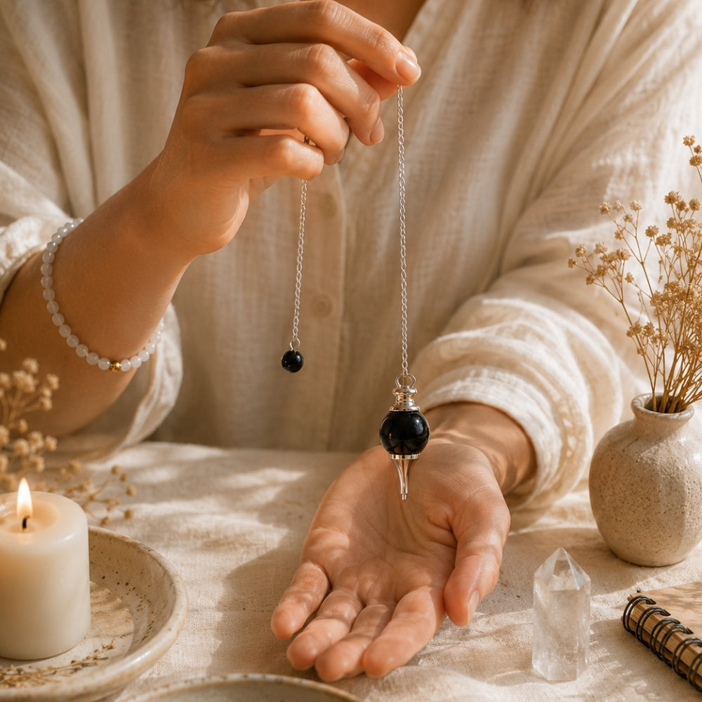 Pendule Protection Intérieure – Obsidienne